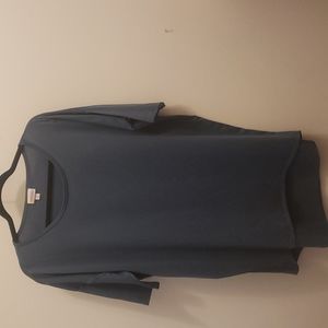 Women's LuLaRoe Irma Medium Blue Tunic